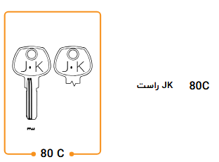کلید جی کی راست JK 80C