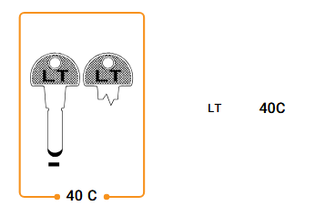 کلید ال تی 40C