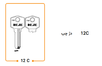 کلید دژ چپ 12C